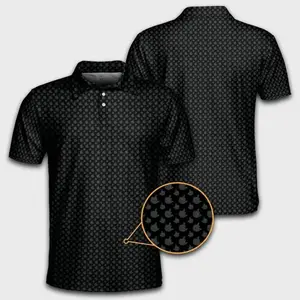 Hidden Birdie Polo Funny Golf Shirt for Men Moisture Wicking Breathable Casual Everyday Golf Outfit Tee