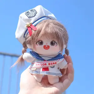 Original Sailor Bear Suit For 10cm Doll Toy Costume Clothes Cosplay Cute
