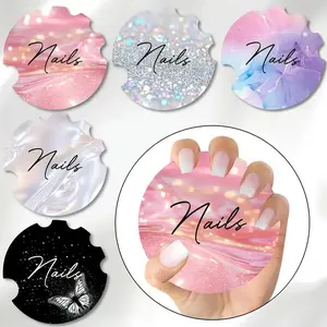 Professional Nail Art Display Card Board, Acrylic Manicure Tool Accessories, Nail Photo Disk, Salon Dedicated Props, Selfie Showcase Panel