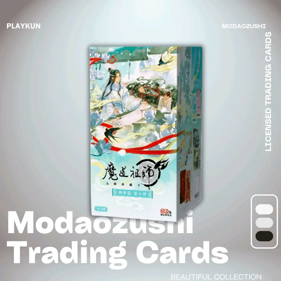 Modaozushi 2026 June MDZS Grandmaster of demonic cultivation Officially Licensed Trading Card Packs Series 5 (Featuring Wei Wuxian and Lan Wangji) Danmei Novel Series