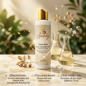 SAODY Bright Glow Body Oil, Hydrating Bath & Body Care for Daily Moisturizing