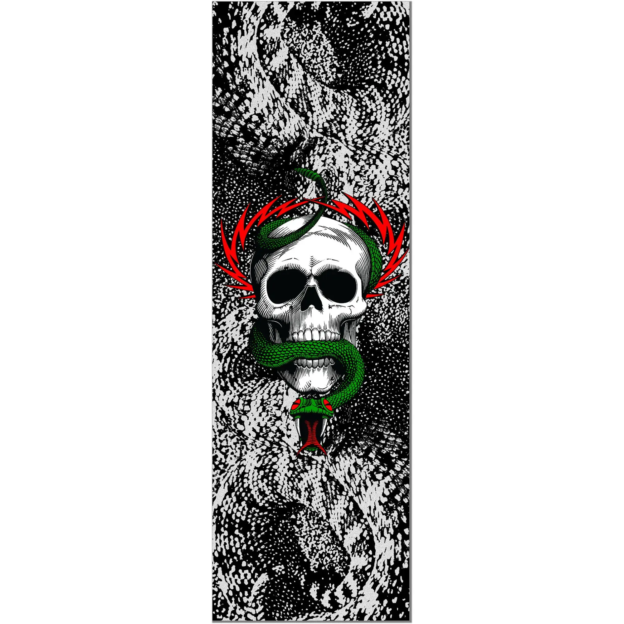 Powell Peralta Skateboard Griptape McGill Skull and Snake Clear 10.5" x 33"