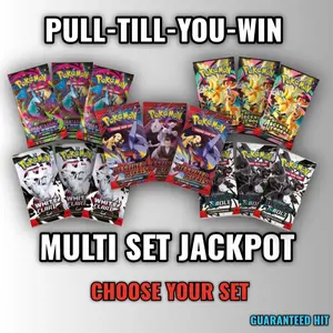 PULL-TILL-YOU-WIN- MULTI SET JACKPOT Packs- *LIVE RIP*