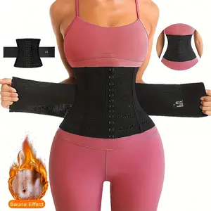 Waist Trainer for Women Underbust Waist Cincher Corset Tummy Control Sport Girdle Hourglass Body Shaper