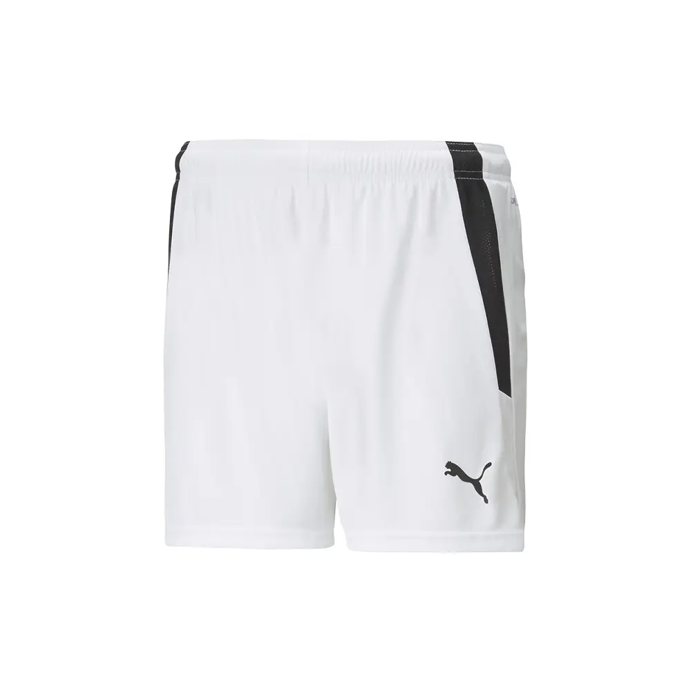 PUMA Womens Team Liga Shorts Soccer Cleats Athletic Comfort Technology - White