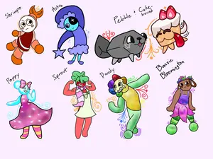 Dandy’s World Acrylic Keychains