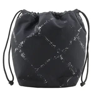 Pre-owned CHANEL Nylon Small Leather Goods Travel Line Pouch