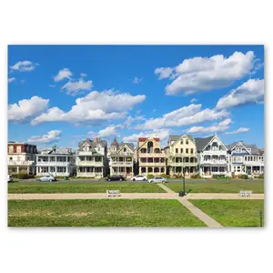 Pack of 10 Post Cards (EU + Rest of World)- Houses of Ocean Grove, NJ- Jersey Shore