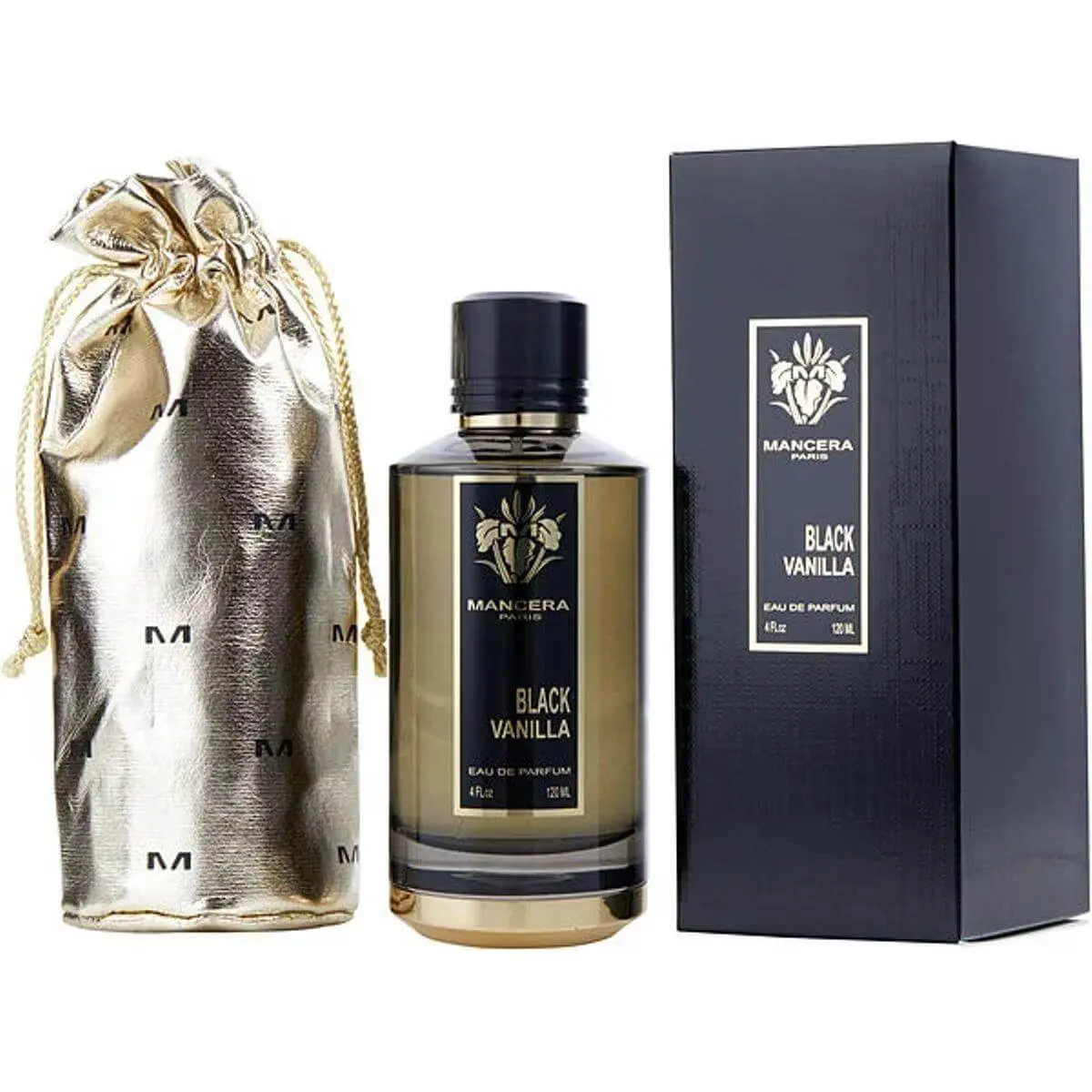 Mancera Black Vanilla Coconut Rose Unisex Eau de Parfum (EDP) - 4 oz Bottle, Vanilla Blend, New Box, Coconut, Rose, Sweet, Floral, Fruit-Based Unisex Fragrance, Coconut Unisex Fragrance