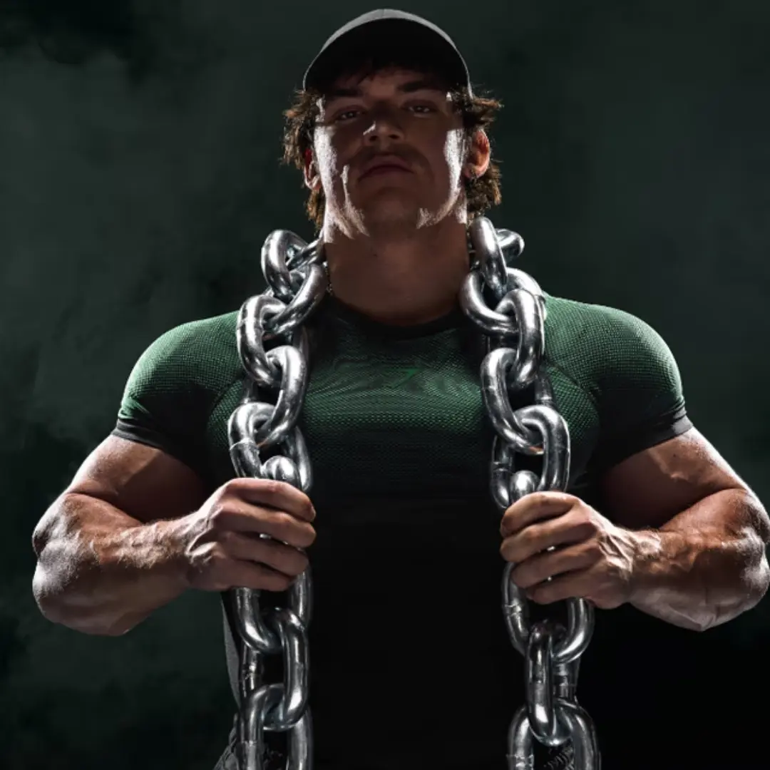Men's Onyx V5 Muscle Fit Compression Tee, Bodybuilding Short-Sleeve Sports Top for Gym Workouts