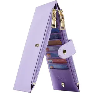 RFID Wallet Women Large Size Bifold Multi Card Wallet Case with Zipper Pocke Credit Card Holder for Women��gift��
