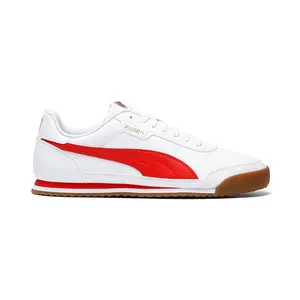 PUMA Mens Turnio Ii Lace Up Sneakers Shoes Casual - White