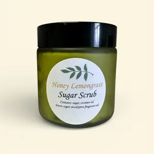4 oz Glass Sugar Scrub