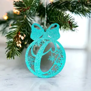 Name Initial Christmas Ornaments Decoration