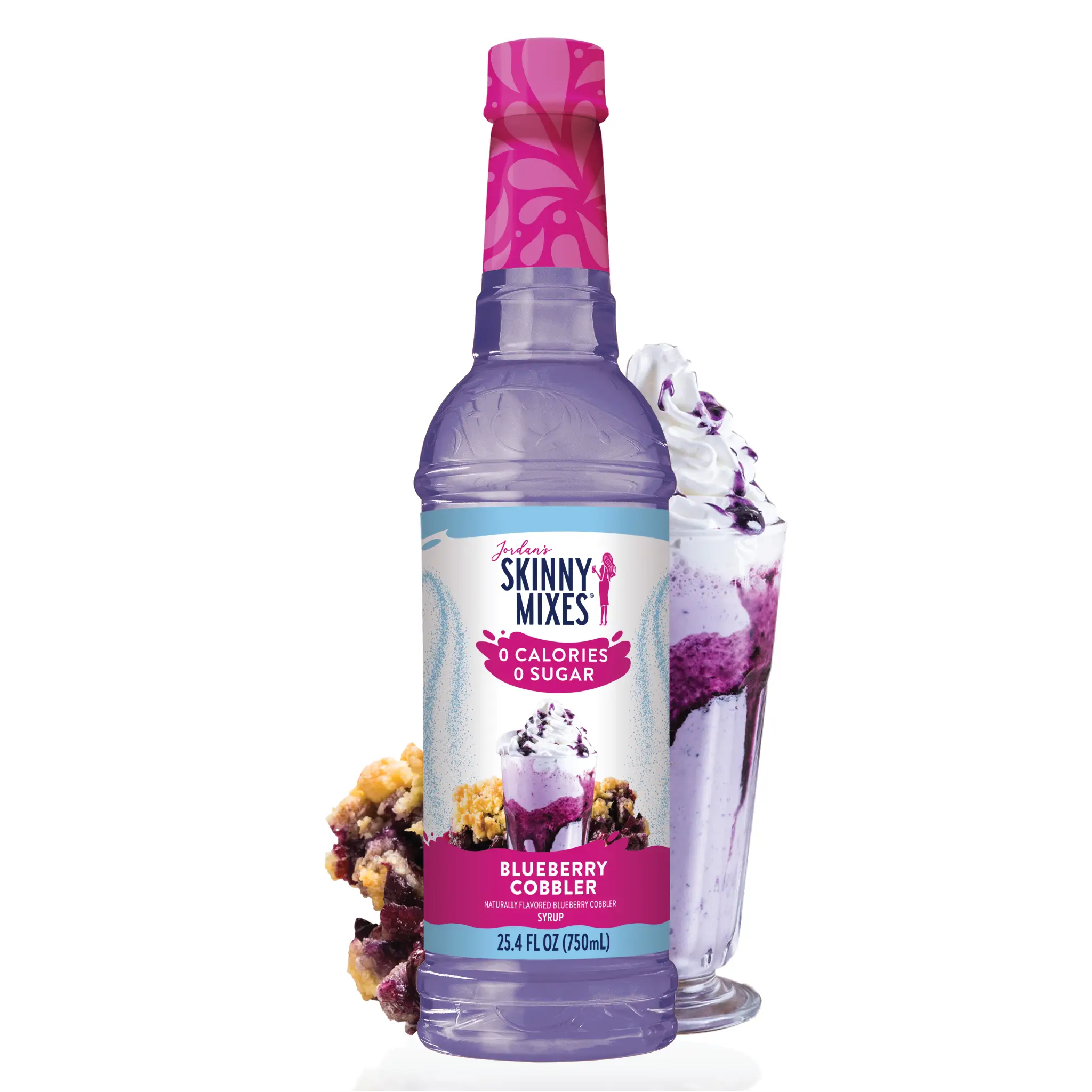 Jordan's Skinny Mixes Sugar Free Blueberry Cobbler Syrup