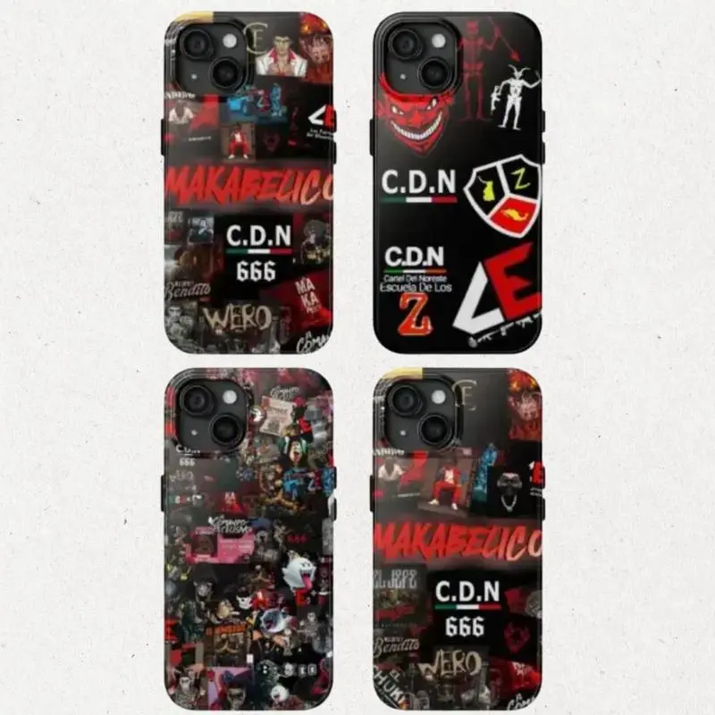 4 Style of Makabelic0 Ghost Cartel del Norte phone case - Phone Cases Phone Cover Hard Case Tough 2-piece Phone Case Protection Wireless, Phone17 16 15 14 13 12 11 Pro Max 8 Plus
