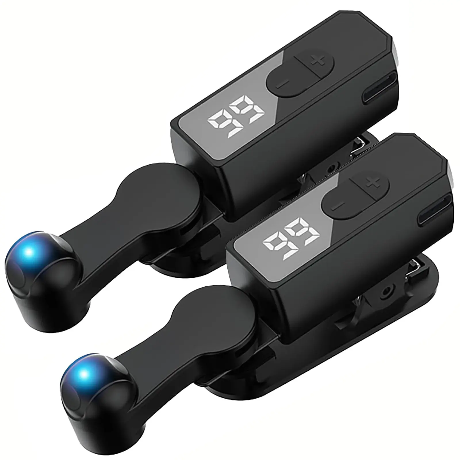 2pcs-Black-Rechargeable