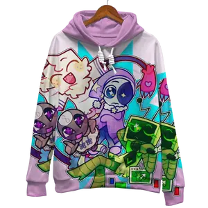 Dandy's world 3D hoodie: Vee, Goob, Toodles, Astro, Veedandysworld, Goobdandysworld, Toodlesdandysworld, Astrodandysworld