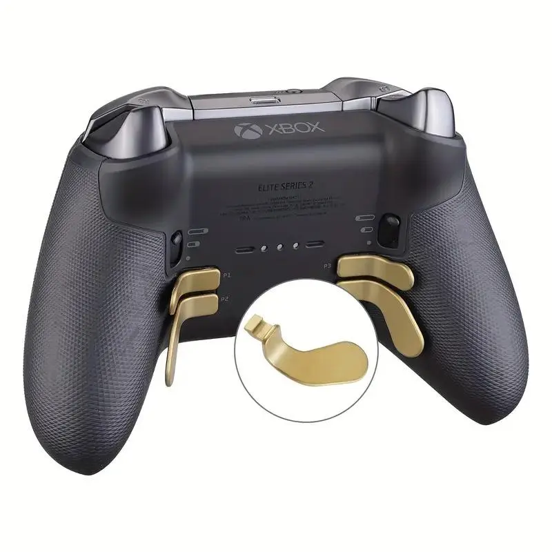 Metallic Button for XBOX ELITE Controller, 4 Counts/set Premium Quality Replacement Parts for Enhanced Gaming Experience, Game Console Accessories