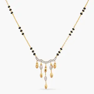 Dazzle Drops CZ Silver Mangalsutra