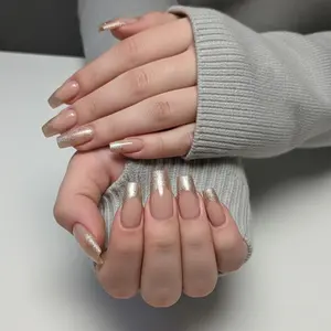 24 pcs Shiny Press On Nail Set for Easy Application Versatile for Everyday Wear & Special Events Perfect for Nail Enthusiasts Quick & Hassle-Free Application