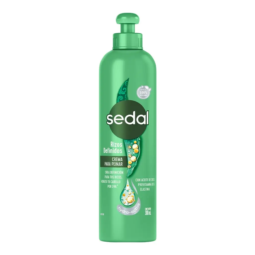 Sedal Curly Hair Styling Cream - Holds Curly Hair in Place, Lightweight, Good Smelling Formula, Frizz Control, Cruelty Free Fragrance