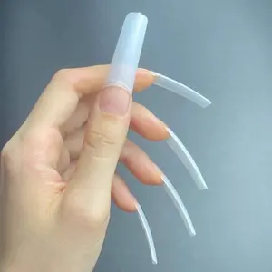 (Natural) XXL New Straight Tapered Square 11 Size 0-10 495pcs Tips