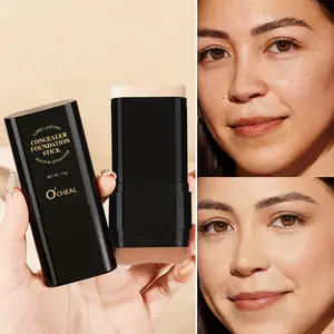 New Concealer Foundation Stick, Light And Moisturizing Concealer, Covers Facial Blemishes, Dark Circles, Marks, Invisible Pores,  Easy to Carry, Suitable for Men And Women