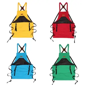 Grampa's Garden Apron - Cross Back Gardening Apron With Pockets For Women & Men | Harvest Apron with Large Kangaroo Pouch…