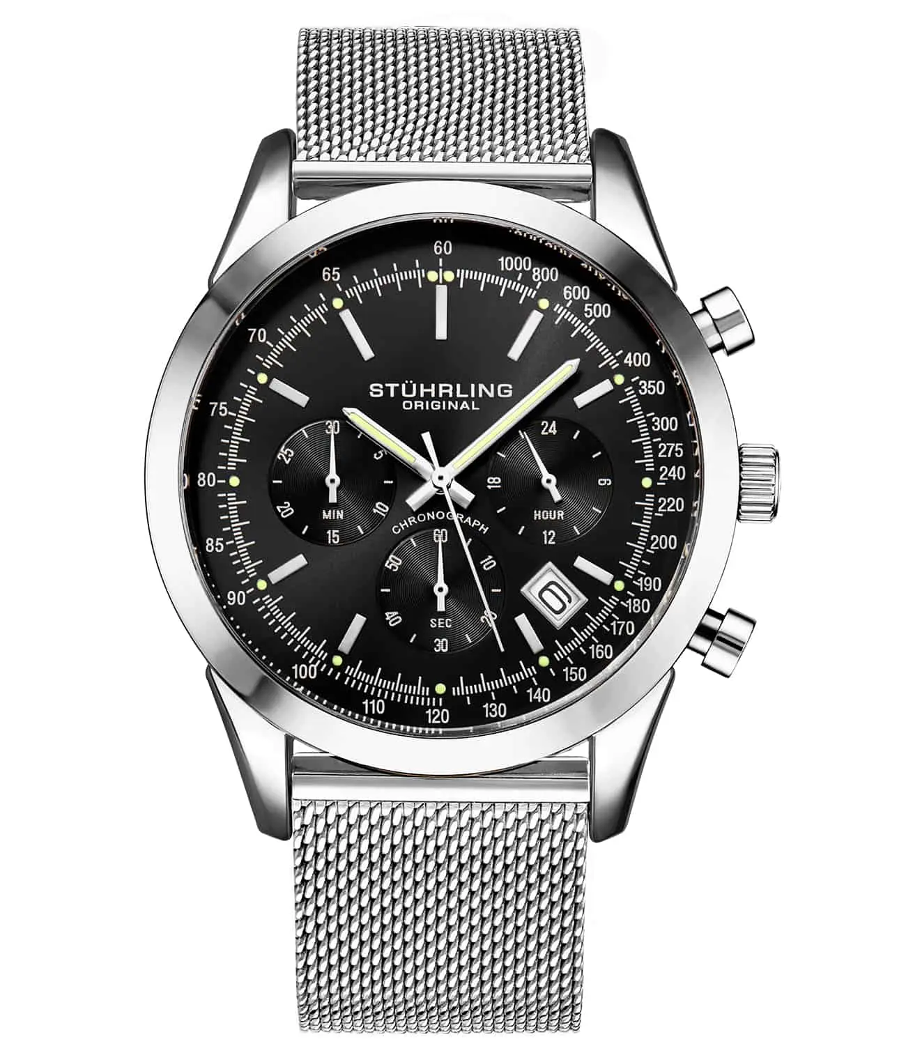 Preston 3975 Quartz 44mm Chronograph