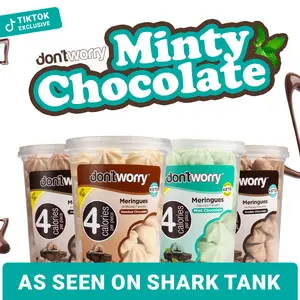 Don't Worry Meringue Cookies | Shark Tank: Minty Chocolate Cookies | Gluten Free Cloudy Snack — Buy 3 Get 1 Free