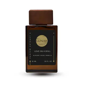 LunarCo LOVE ON A ROLL top notes Vanilla, Almond, Floral for Unisex Extrait de Parfum Spray, 1.8 Ounce