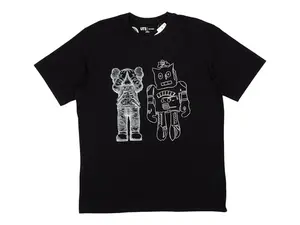 KAWS Unisex x Uniqlo Warhol UT Graphic 476351 T-shirt Black, from StockX