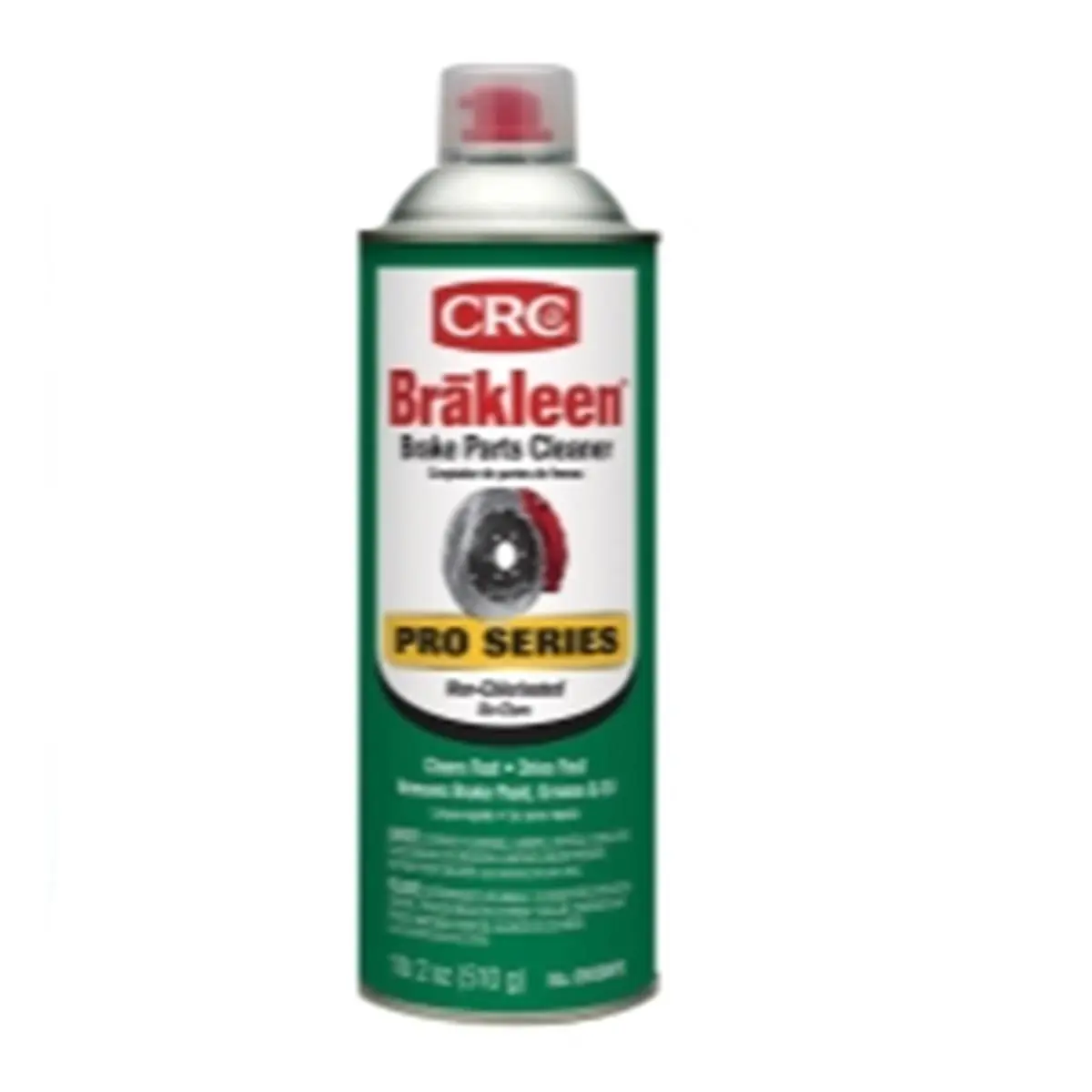 CRC Industries Brakleen 05084 Non-Chlorinated Brake Parts Spray Cleaner, Heavy Duty Degreaser with Grease & Oil Cut, Fast Drying Ready-to-Use Liquid for Auto/Cycling Parts, Brake Fluid Off, 19 oz