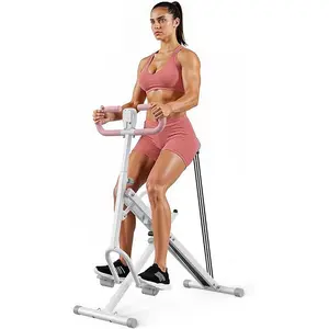 Squat Machine, 2 in 1 Squat Rowing Machine, Easy Setup & Foldable Exercise Equipment, Glute Trainer Machine, Glutes & Leg Home Workout Machine