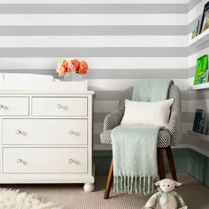 Horizontal Stripe Bold Wallpaper - Peel and Stick