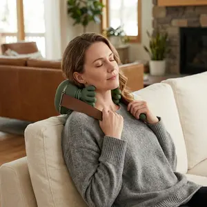 Neck Massager Electric Acupressure Neck & Back Massager Multi-Functional Five-Finger Shoulder & Neck Massager Wireless Portable USB Charging Deep Tissue Massage for Neck, Shoulders, Back, Arms, and Legs Valentine's Day Gift Adjustable Unisex