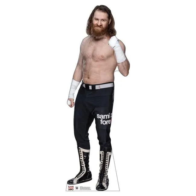 Life-Size Sami Zayn Cardboard Cutout - Advanced Graphics 5303, 73x25 in., Photo-Friendly Home Decor Piece for Home Supplies