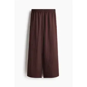 H&M Linen-blend ankle-length trousers