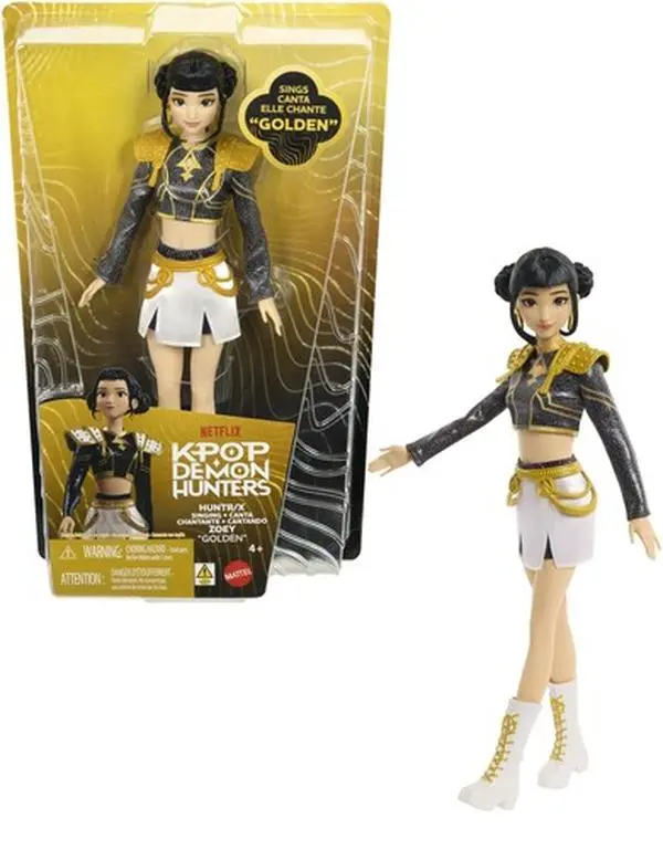 KPop Demon Hunters HUNTR/X: Zoey “Golden" Singing Doll (KPDH)  [COLLECTIBLES] Paper Doll, Collectible