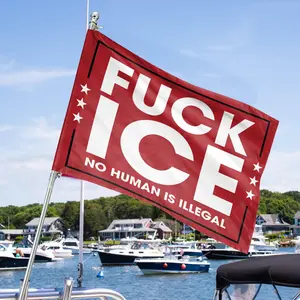 F*ck ICE Flag, Protest Flag, Anti Fascist Flag, Immigration Rights Sign, Anti Trump Flag, Activism Flag, Patriotic Flag, No Human Is Illegal