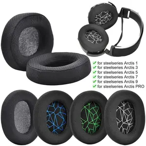 Earpads Replacement Memory Sponge Ear Pads Cover Ear Cushion Protective Cover for SteelSeries Arctis 1 3 5 7 9 PRO Headset Headphone Stereo