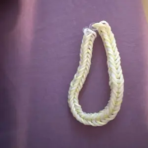 ( Fishtail )Handmade Tan-Neutral Loom Bracelet