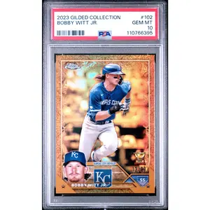 2023 Topps Gilded Collection - Bobby Witt Jr. #102 /99 PSA 10