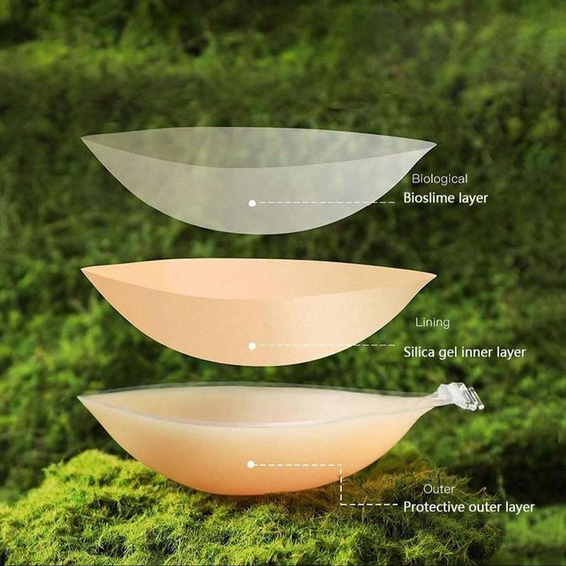 Silicone Soft Bra Set Invisible Strapless Breathable Waterproof Underwire Women's Chest Collection Silicone Patch Popular Style Wedding Bra Reusable Seamless Nipple Covers