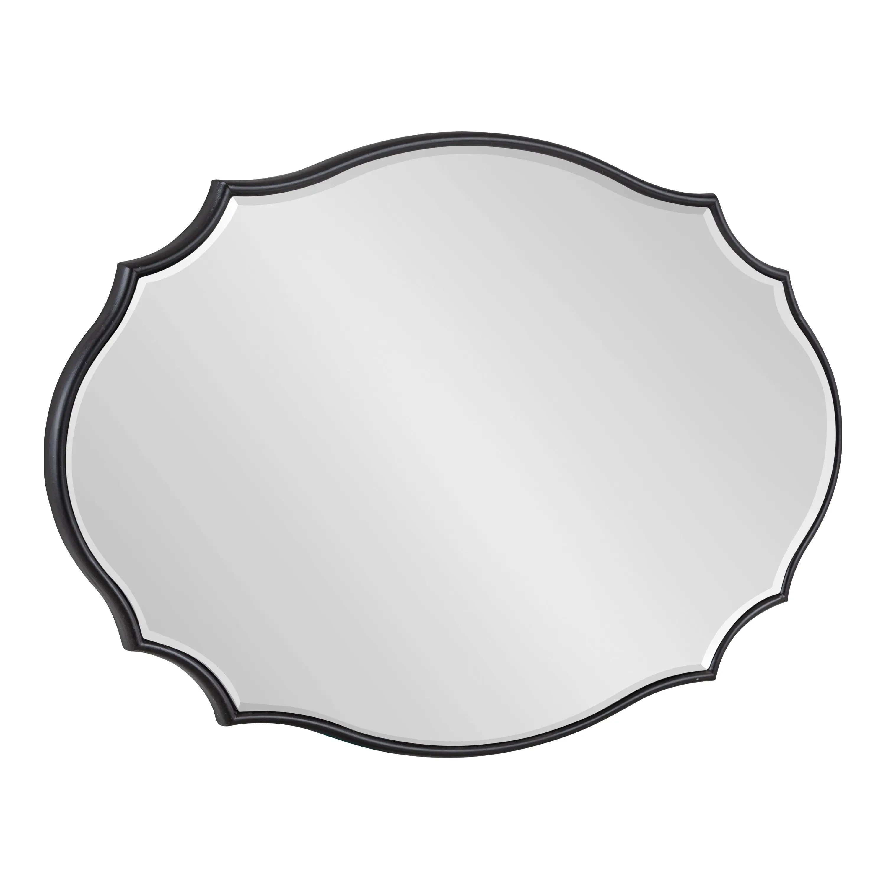 Leanna Scalloped Oval Wall Mirror