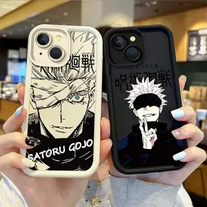 Jujutsu Kaisen Satoru Gojo Anime Phone Case For iPhone 15 14 13 12 11 Pro Max 15 14 8 7 Plus X XS Max 8 7 6 Silicone Phone Cover