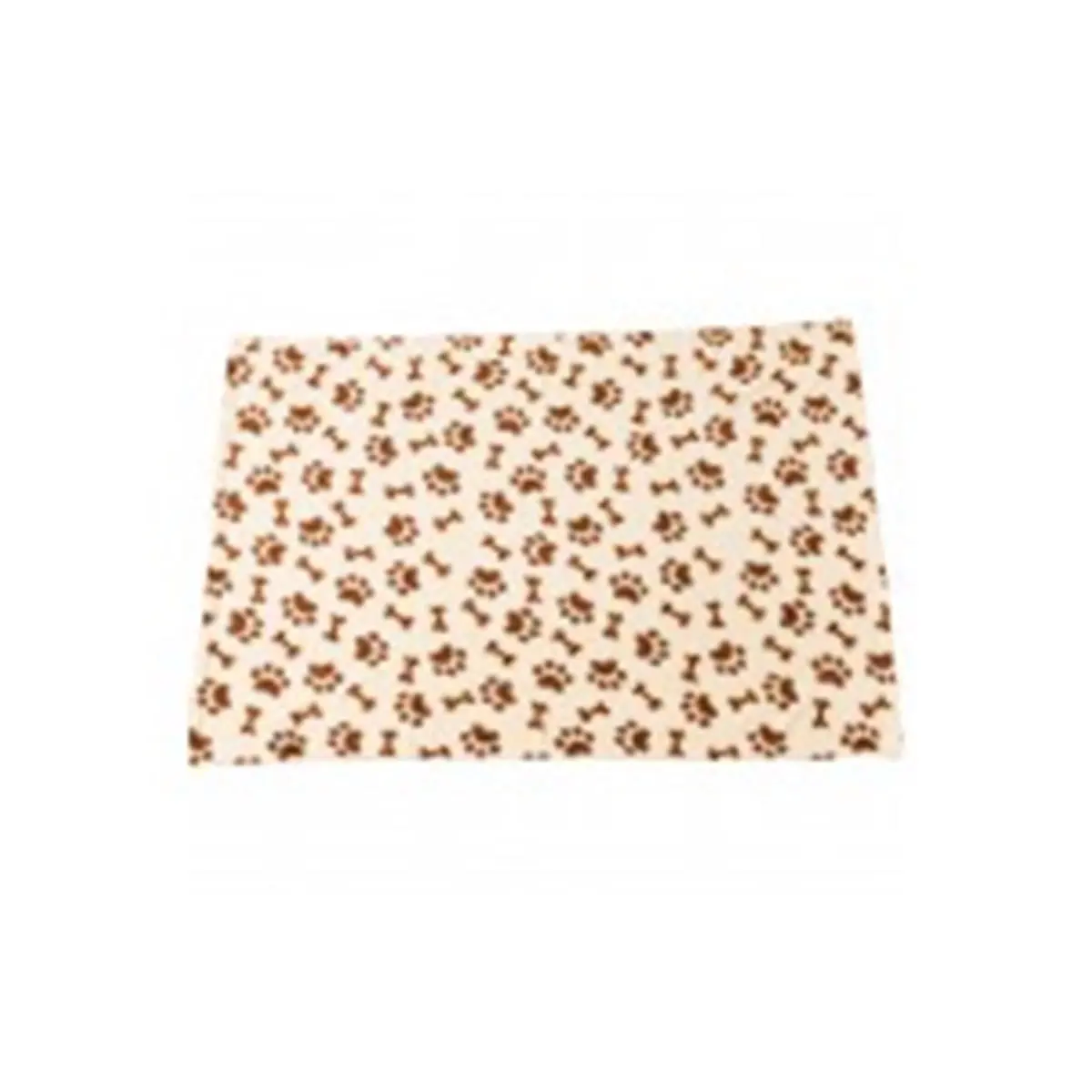 Ethical Pet 077234500620 40 x 58 in. Snuggler Bones-Paws Print Blanket, Cream