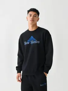 New Mexico Blues Unisex Sweatshirt - 50/50 Cotton-Polyester Blend, Ribbed Collar, OEKO-TEX Certified, Classic Fit, Machine Washable