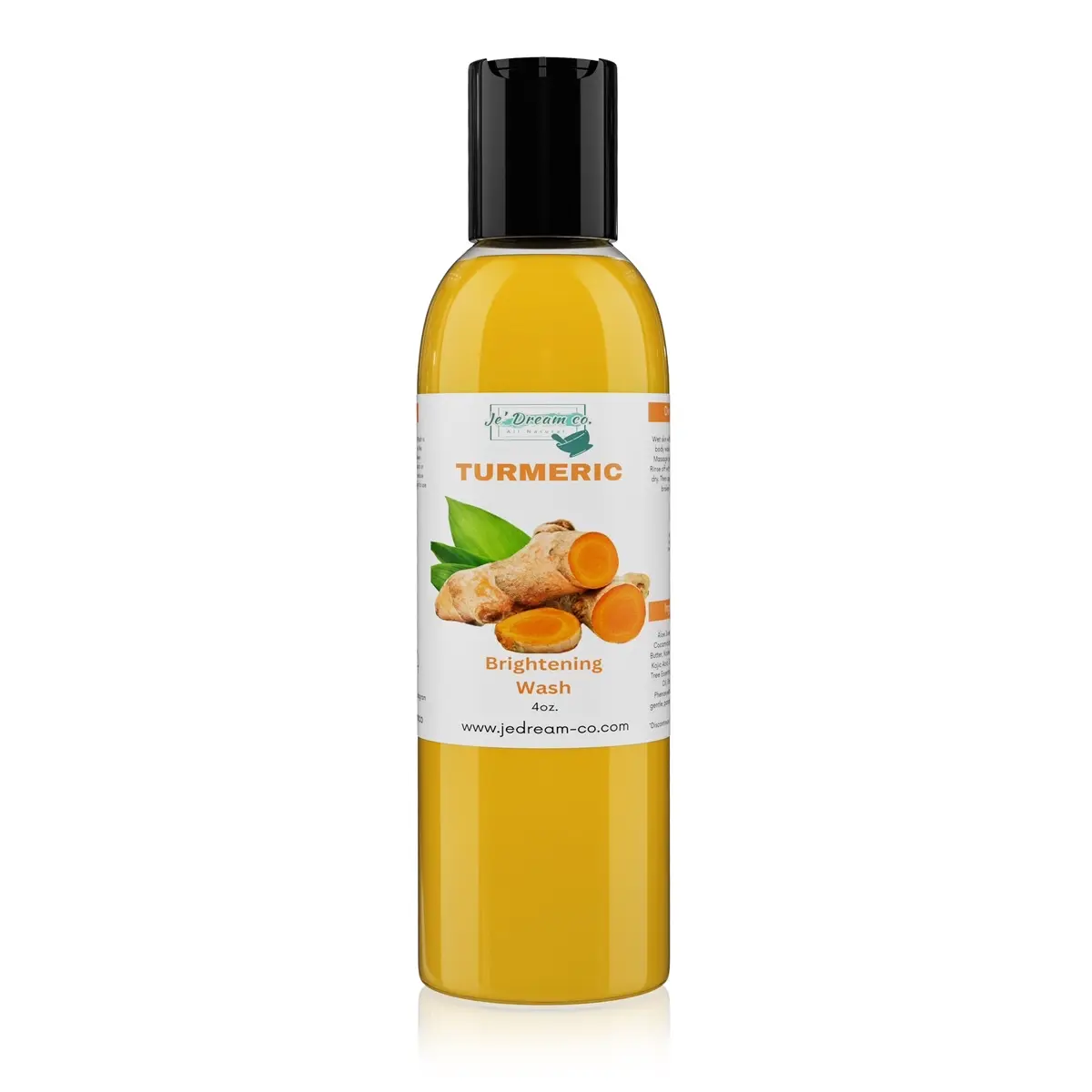 Turmeric Brightening Face/Body Wash All Skin Types Hydrating Sensitive Skin Gentle Kojic Daily Lemon